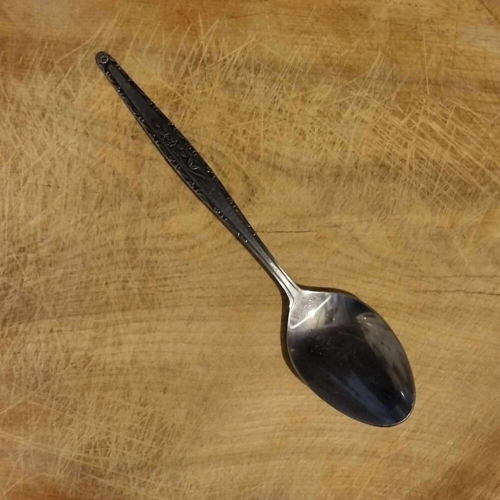 Replacement Flatware - Interpur Stainless Steel Korea Rose Embossed TBSP